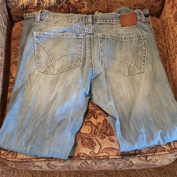 Mens Bootcut Wrangler Jeans - Picture 4 of 6